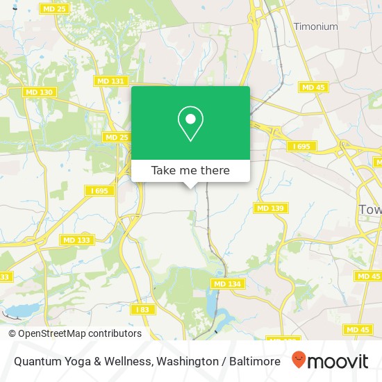 Mapa de Quantum Yoga & Wellness, 1800 Roland Ave