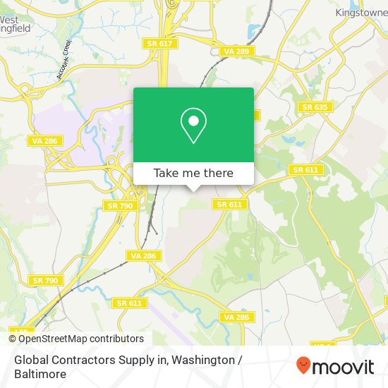 Global Contractors Supply in, 7913 Kincannon Pl map