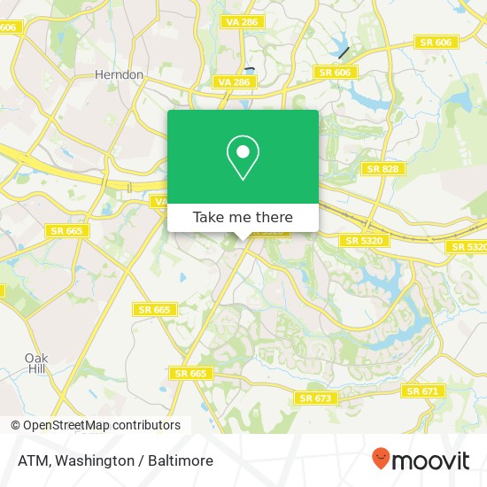 ATM, 2100 Reston Pkwy map