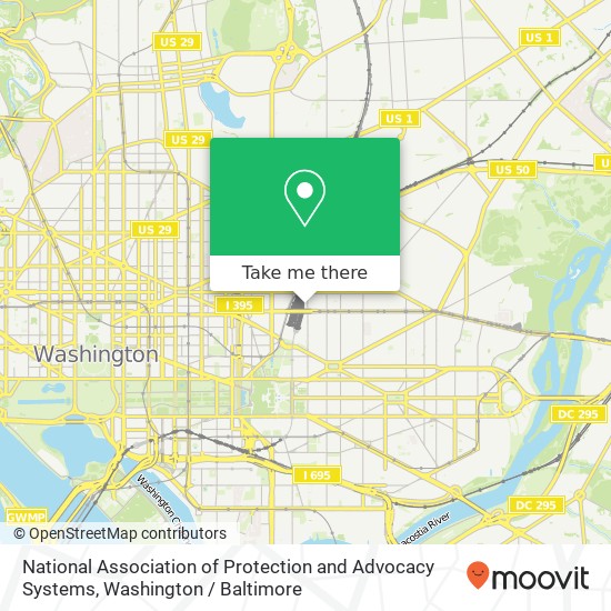 National Association of Protection and Advocacy Systems, 900 2nd St NE map