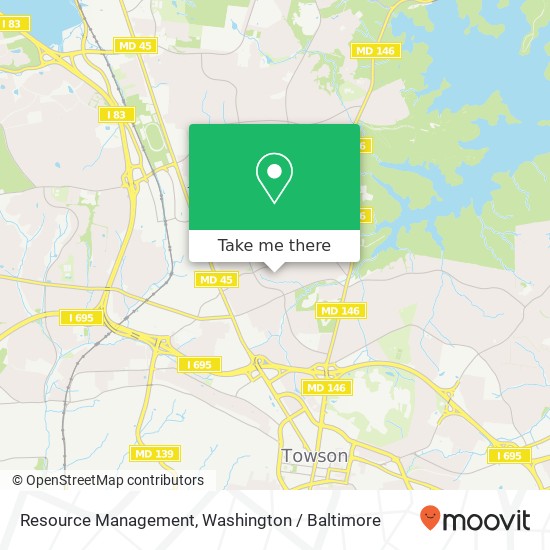 Mapa de Resource Management, 111 Martingale Rd