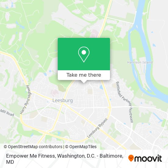 Empower Me Fitness map