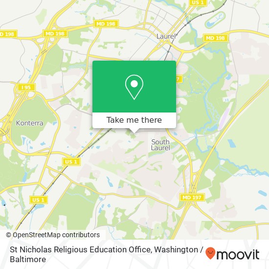 Mapa de St Nicholas Religious Education Office, 8603 Contee Rd