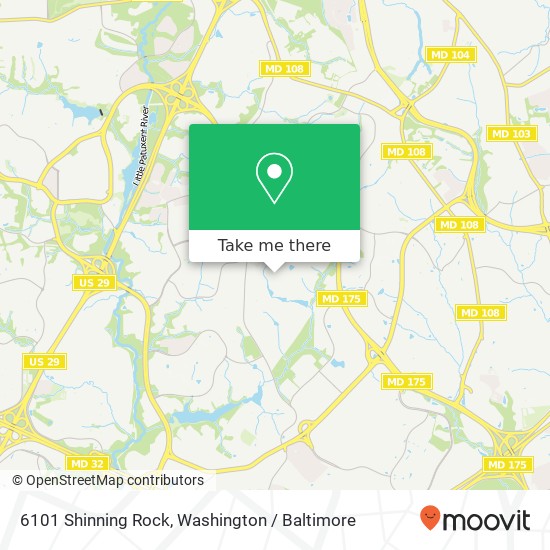 6101 Shinning Rock, Columbia, MD 21045 map