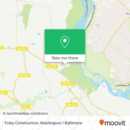 Foley Construction map