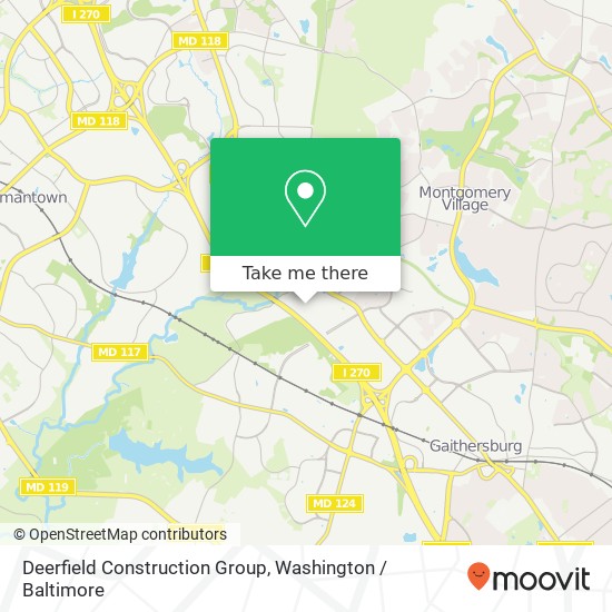 Deerfield Construction Group map