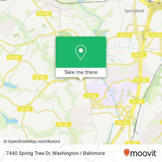 7440 Spring Tree Dr, Springfield, VA 22153 map
