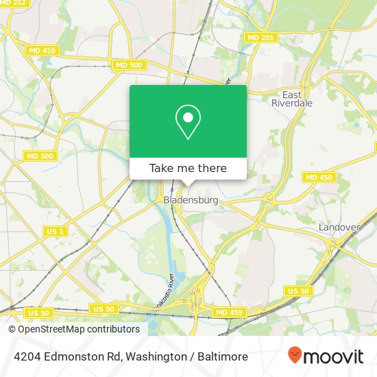 4204 Edmonston Rd, Bladensburg, MD 20710 map
