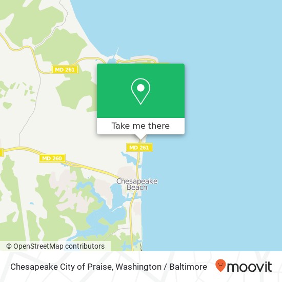 Mapa de Chesapeake City of Praise, 4100 3rd St