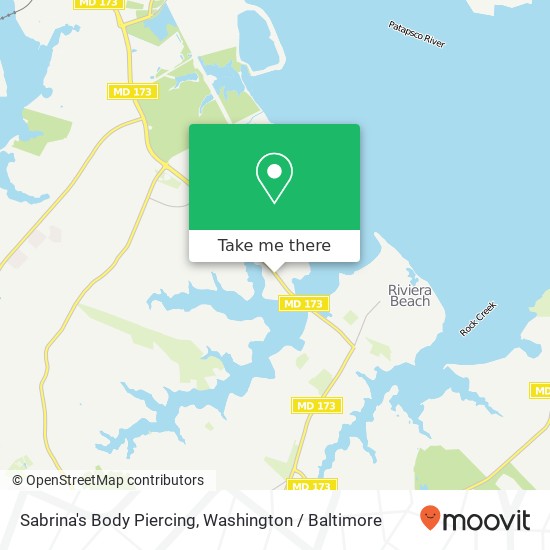 Sabrina's Body Piercing, 8146 Fort Smallwood Rd map