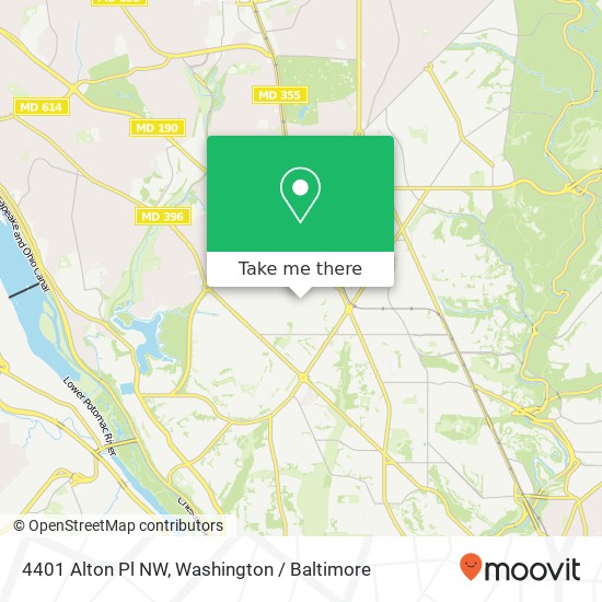 4401 Alton Pl NW, Washington, DC 20016 map