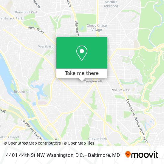 Mapa de 4401 44th St NW