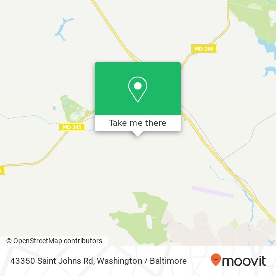 43350 Saint Johns Rd, Hollywood, MD 20636 map