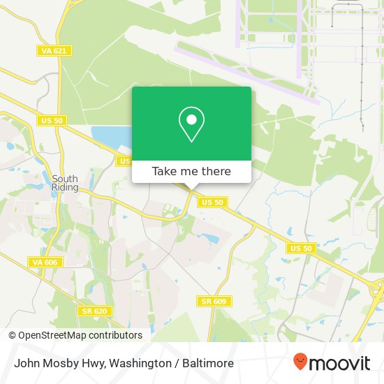 Mapa de John Mosby Hwy, Chantilly, VA 20152