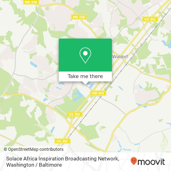 Mapa de Solace Africa Inspiration Broadcasting Network, 1282 Smallwood Dr W