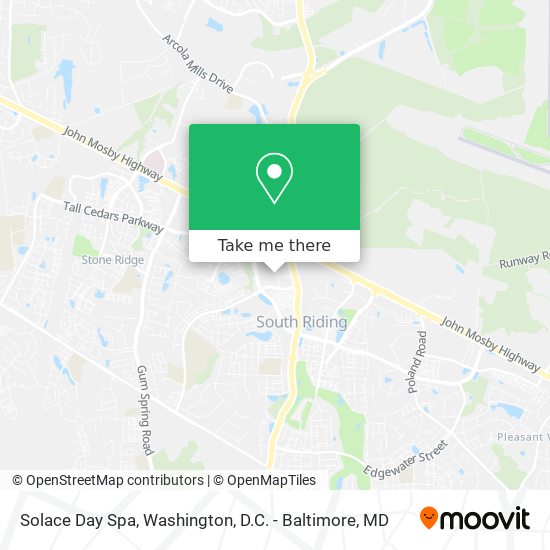 Solace Day Spa map