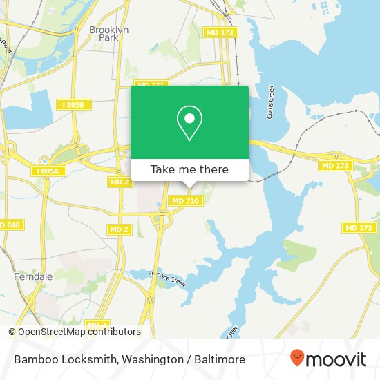 Bamboo Locksmith, 601 E Ordnance Rd map