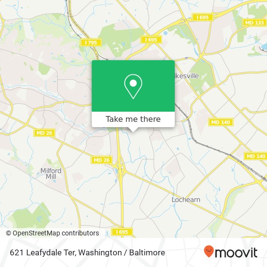 621 Leafydale Ter, Pikesville, MD 21208 map