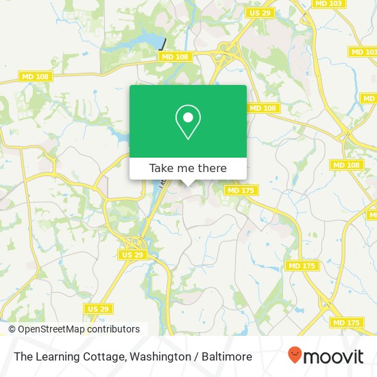Mapa de The Learning Cottage, 9660 Basket Ring Rd