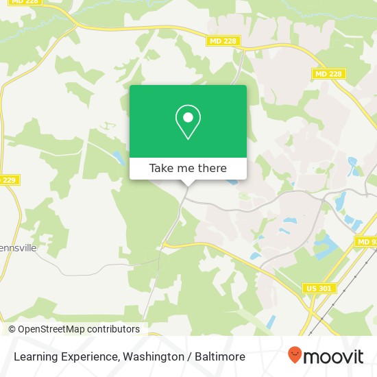 Mapa de Learning Experience, 3360 Middletown Rd