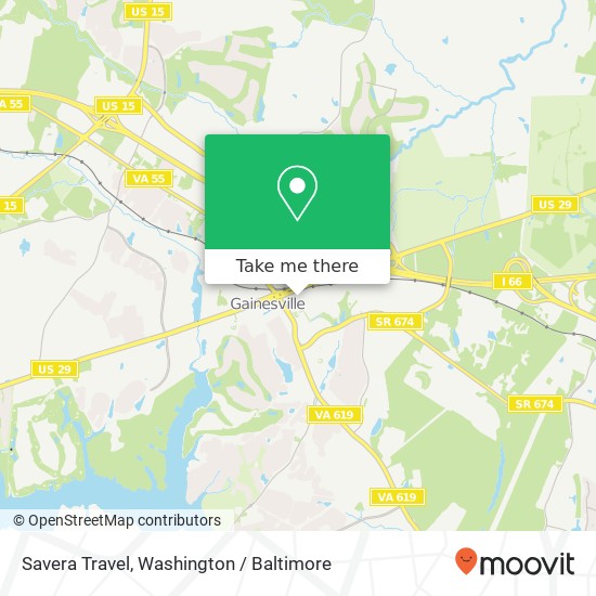 Mapa de Savera Travel