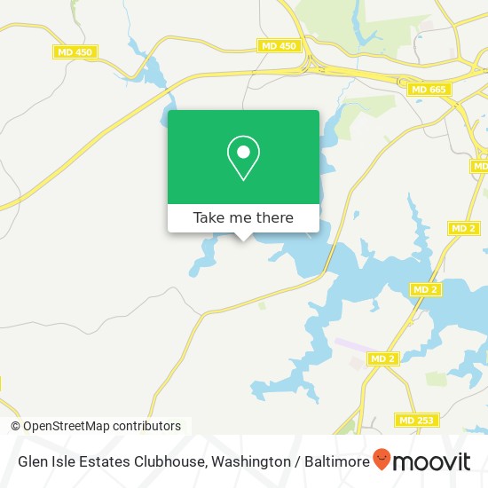Mapa de Glen Isle Estates Clubhouse, 2726 Pinecrest Dr
