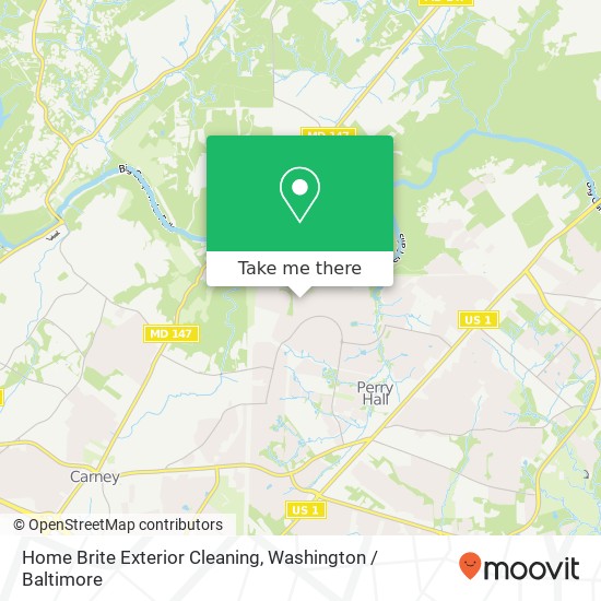 Home Brite Exterior Cleaning, 6 Perryfalls Pl map