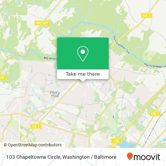 103 Chapeltowne Circle map