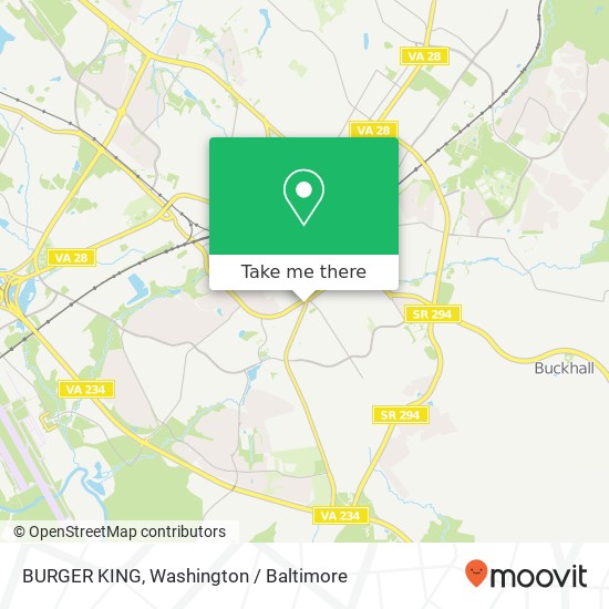 BURGER KING, 10034 Dumfries Rd Manassas, VA 20110 map