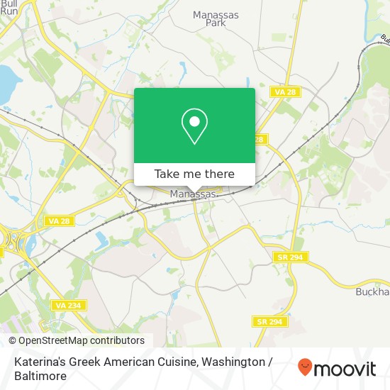 Katerina's Greek American Cuisine, 9212 Center St Manassas, VA 20110 map