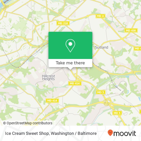 Mapa de Ice Cream Sweet Shop