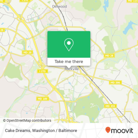 Cake Dreams, 90 W Montgomery Ave Rockville, MD 20850 map