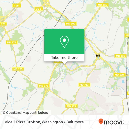 Vicelli Pizza Crofton, 7795 Arundel Mills Blvd Hanover, MD 21076 map