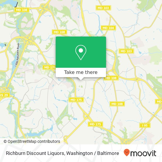 Richburn Discount Liquors, 6030 Foreland Garth Columbia, MD 21045 map