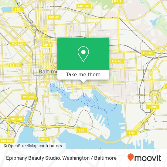 Epiphany Beauty Studio, 1704 Eastern Ave Baltimore, MD 21231 map