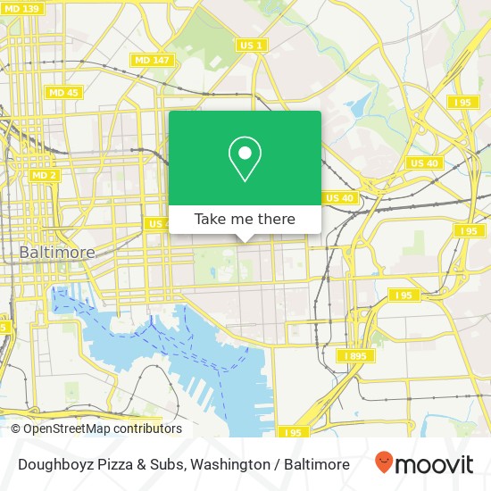 Doughboyz Pizza & Subs, 3001 E Baltimore St Baltimore, MD 21224 map