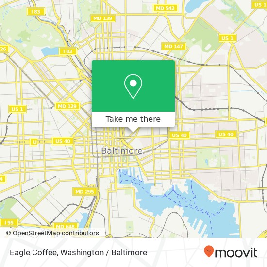 Eagle Coffee, 1019 Hillen St Baltimore, MD 21202 map