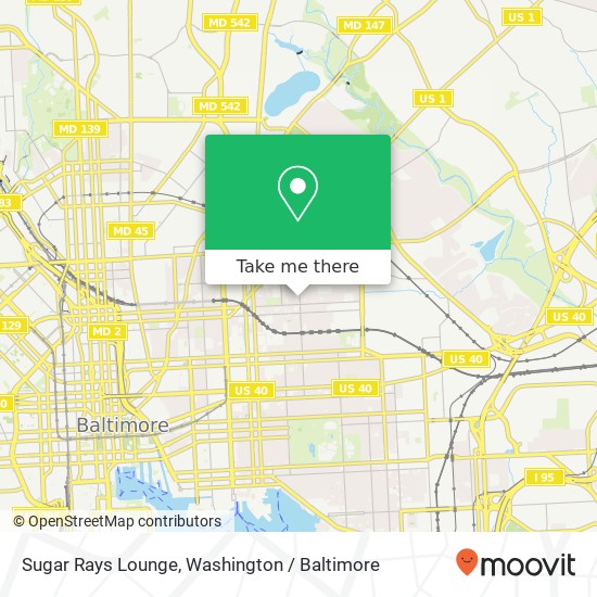 Sugar Rays Lounge map