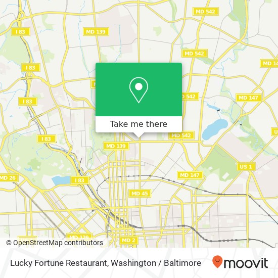 Lucky Fortune Restaurant, 3320 Greenmount Ave Baltimore, MD 21218 map