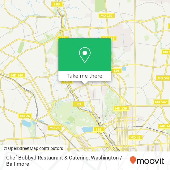 Chef Bobbyd Restaurant & Catering, 4032 Falls Rd Baltimore, MD 21211 map