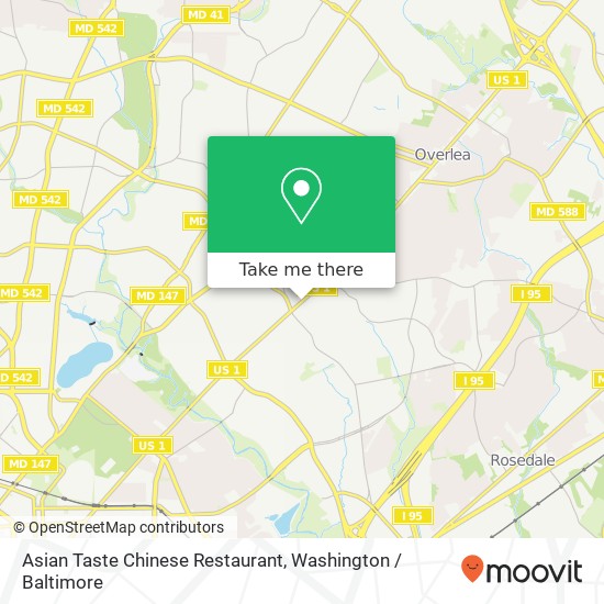 Asian Taste Chinese Restaurant map