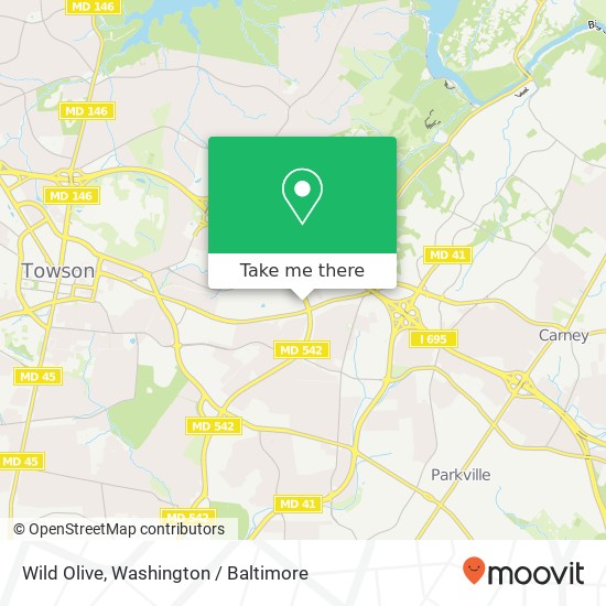 Wild Olive, 8712 Loch Raven Blvd Towson, MD 21286 map