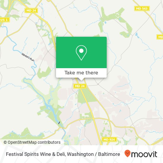 Mapa de Festival Spirits Wine & Deli