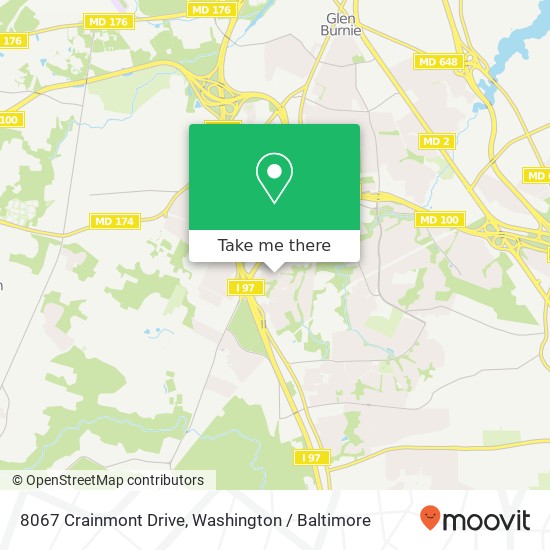 8067 Crainmont Drive map