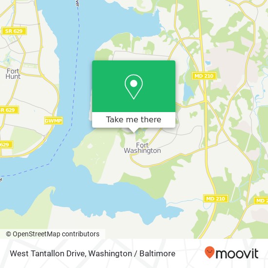 West Tantallon Drive map