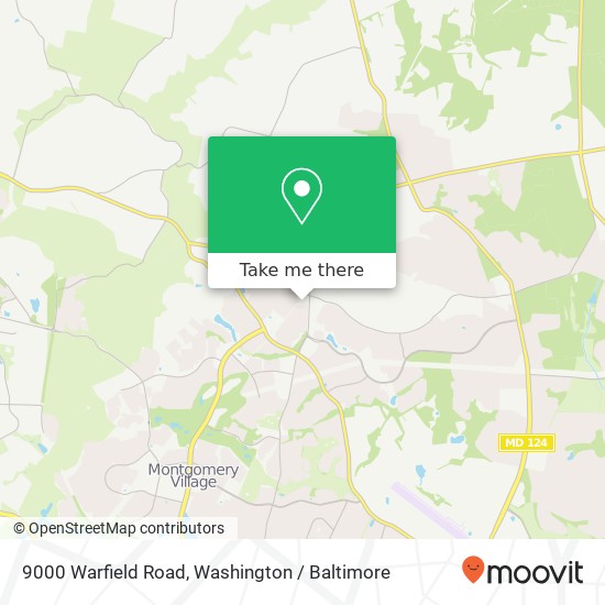 Mapa de 9000 Warfield Road