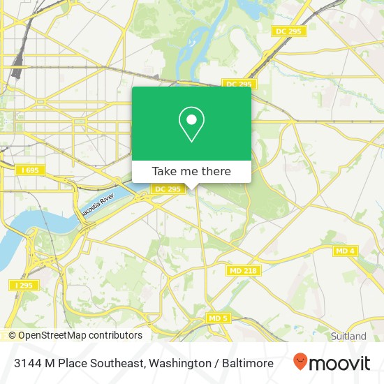 Mapa de 3144 M Place Southeast