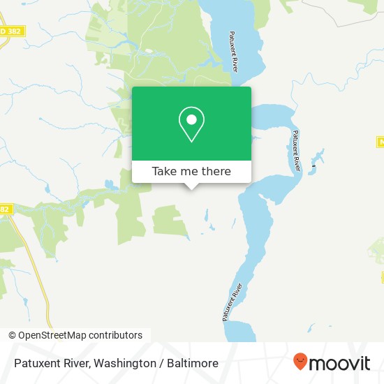 Mapa de Patuxent River