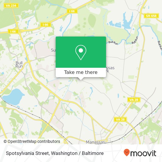 Mapa de Spotsylvania Street