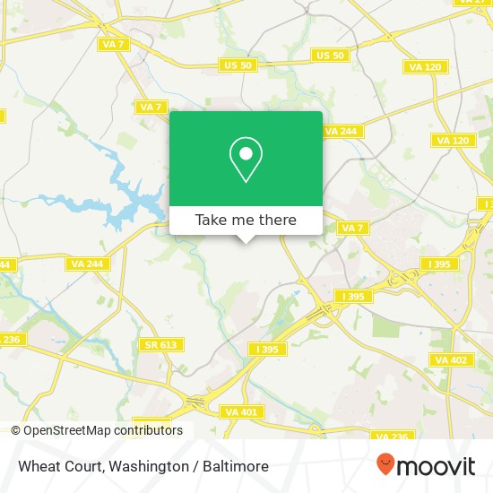 Wheat Court map